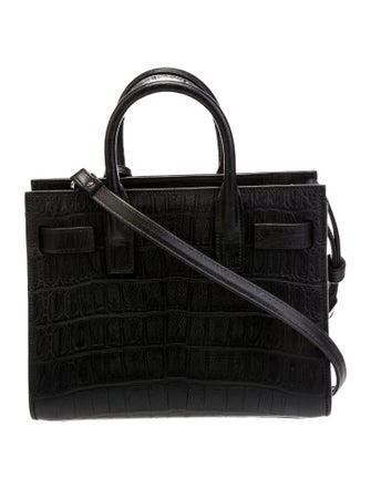 Saint Laurent Leather Sac De Jour Nano