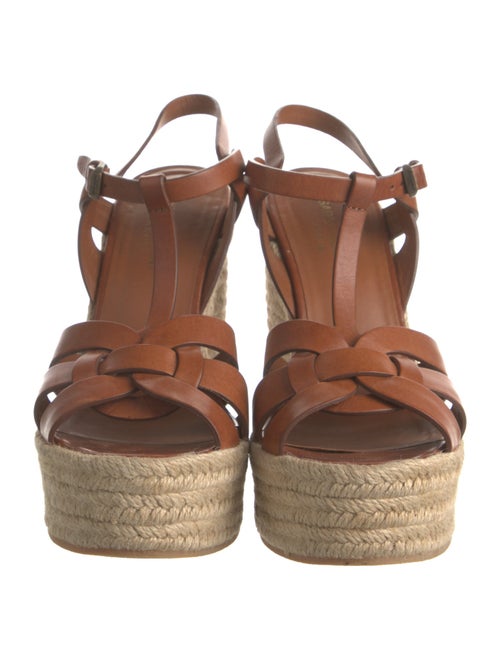 Saint Laurent Leather Espadrilles