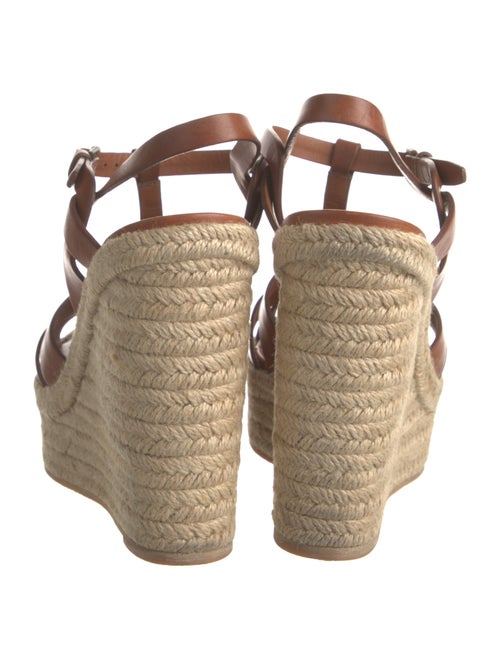 Saint Laurent Leather Espadrilles