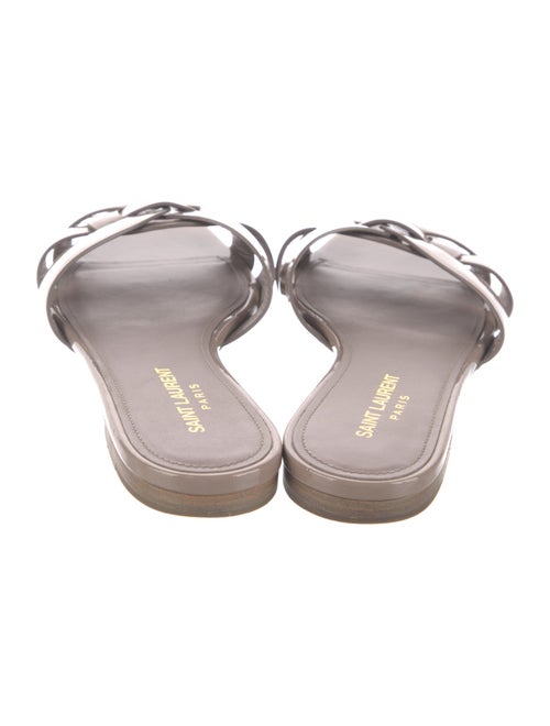Saint Laurent Patent Leather Slides