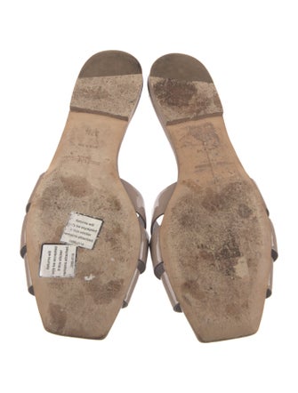 Saint Laurent Patent Leather Slides