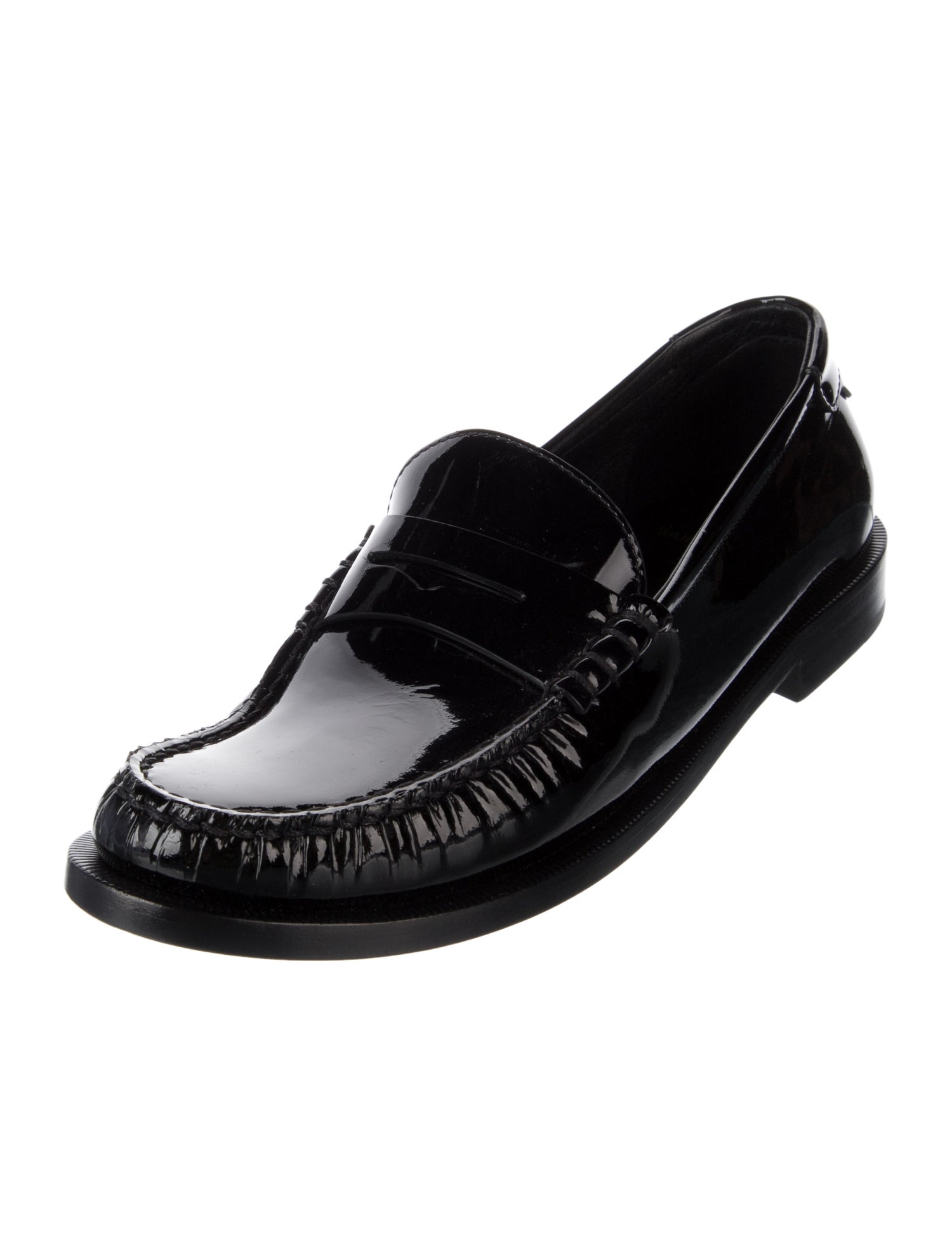 Saint Laurent Patent Leather Loafers