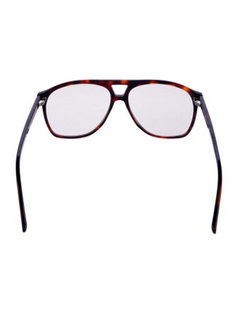 Saint Laurent Oversize Mirrored Sunglasses