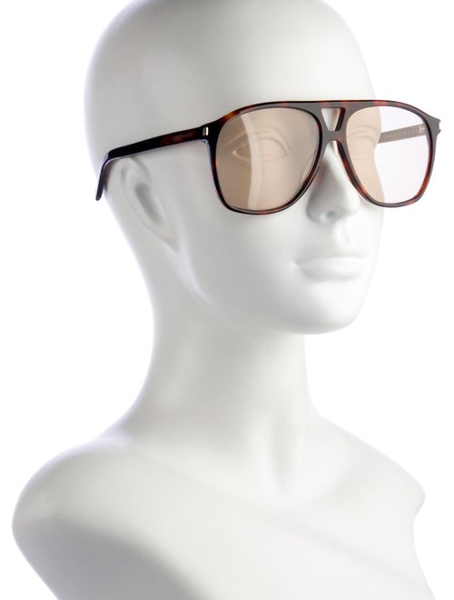 Saint Laurent Oversize Mirrored Sunglasses