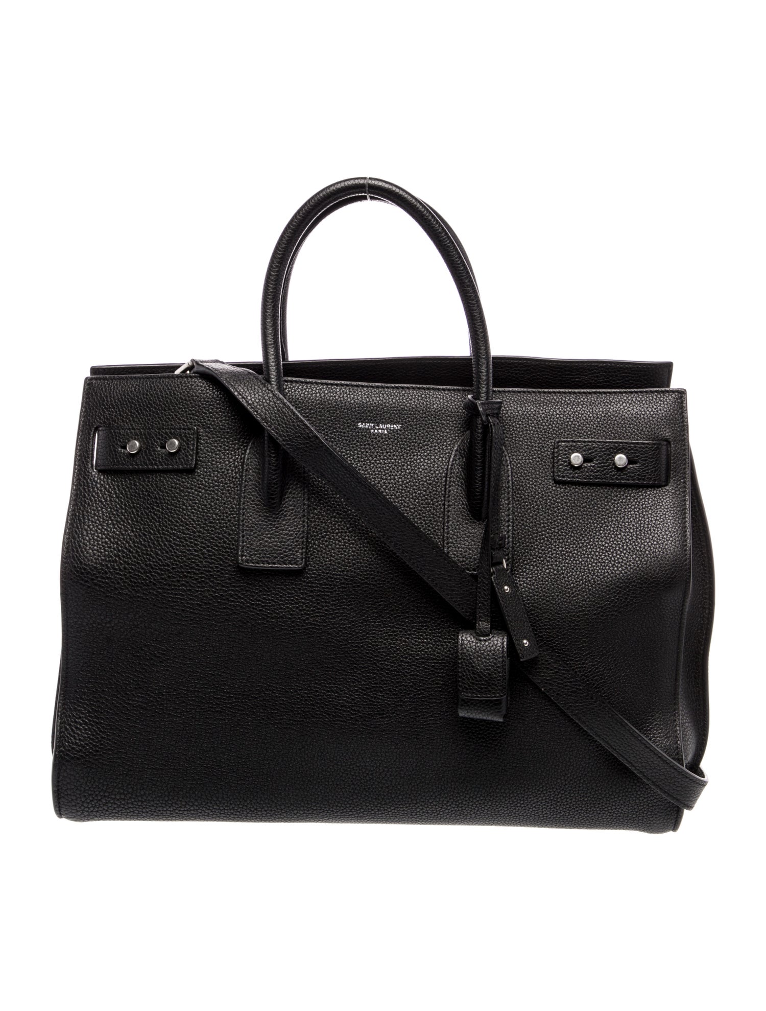 Saint Laurent Leather Sac De Jour Large
