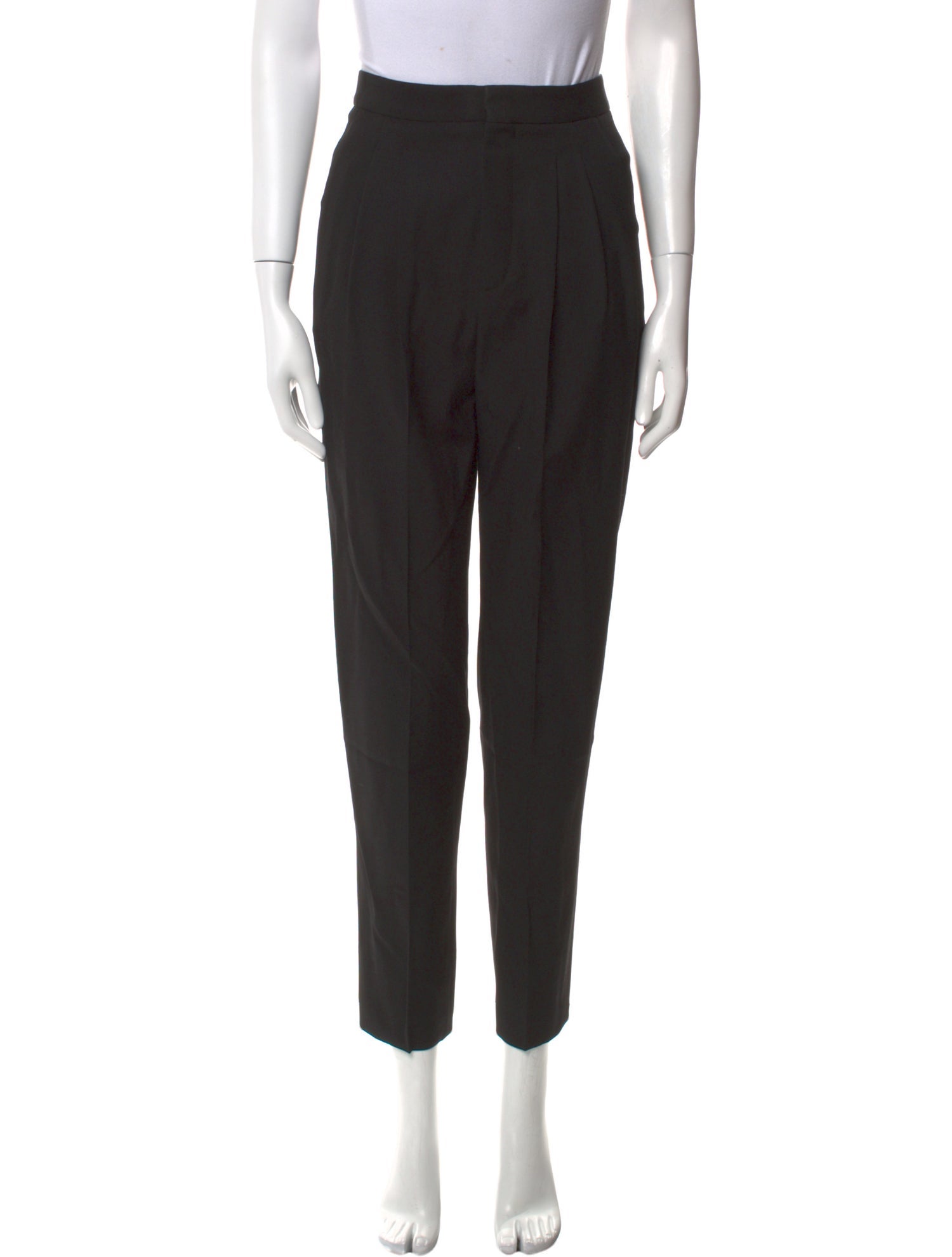 Saint Laurent Virgin Wool Skinny Leg Pants