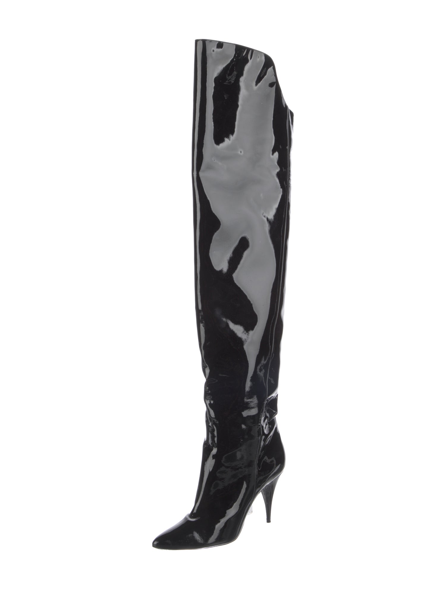 Saint Laurent Patent Leather Boots