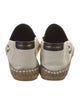 Saint Laurent Canvas Whipstitch Trim Espadrilles