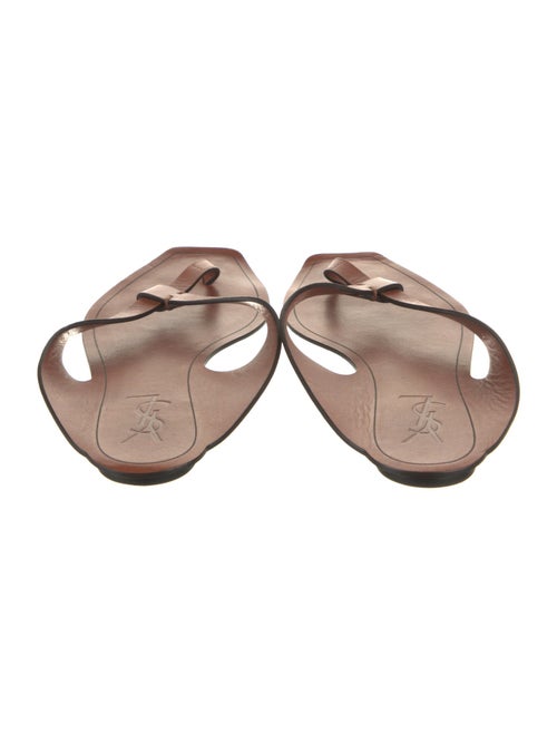 Saint Laurent Leather Slides