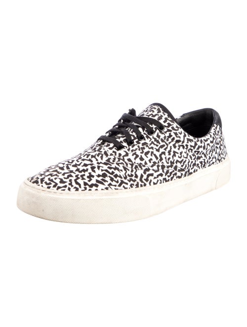Saint Laurent Canvas Printed Sneakers