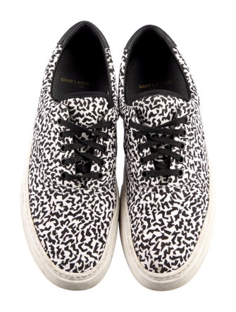 Saint Laurent Canvas Printed Sneakers