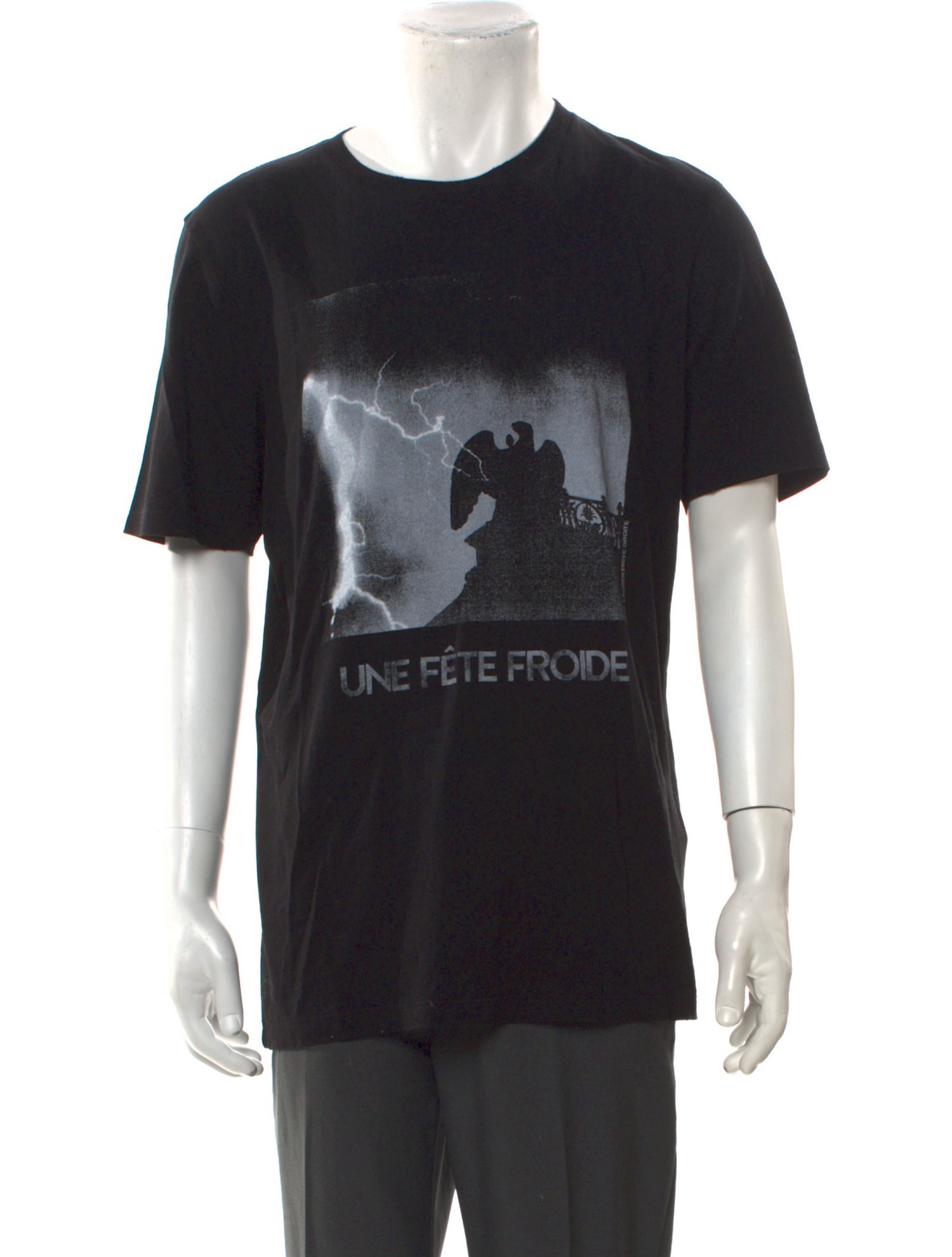 Saint Laurent Rive Droite 'Halloween Capsule' Graphic Print T-Shirt