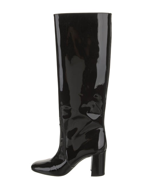 Saint Laurent Patent Leather Riding Boots