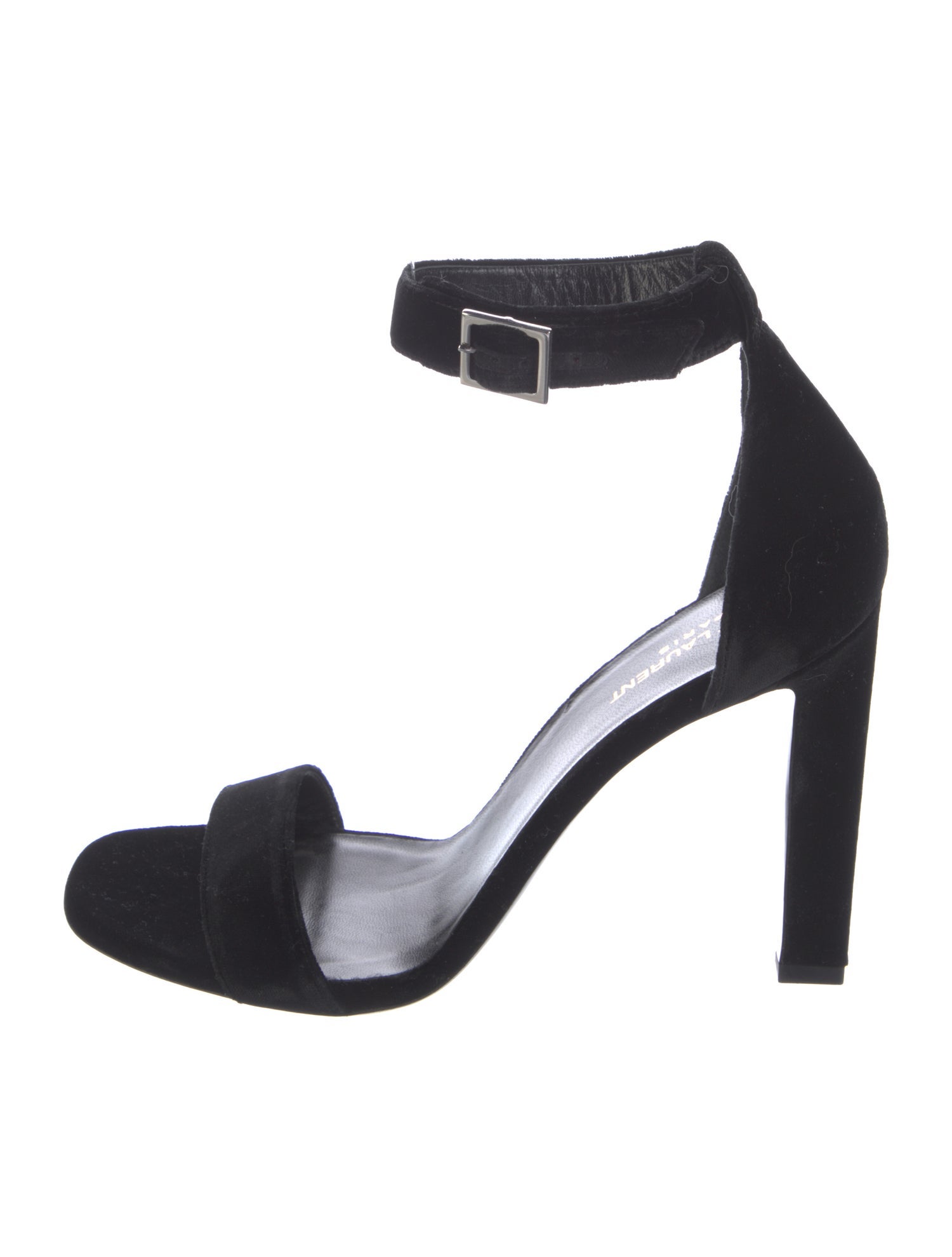 Saint Laurent Velvet Sandals