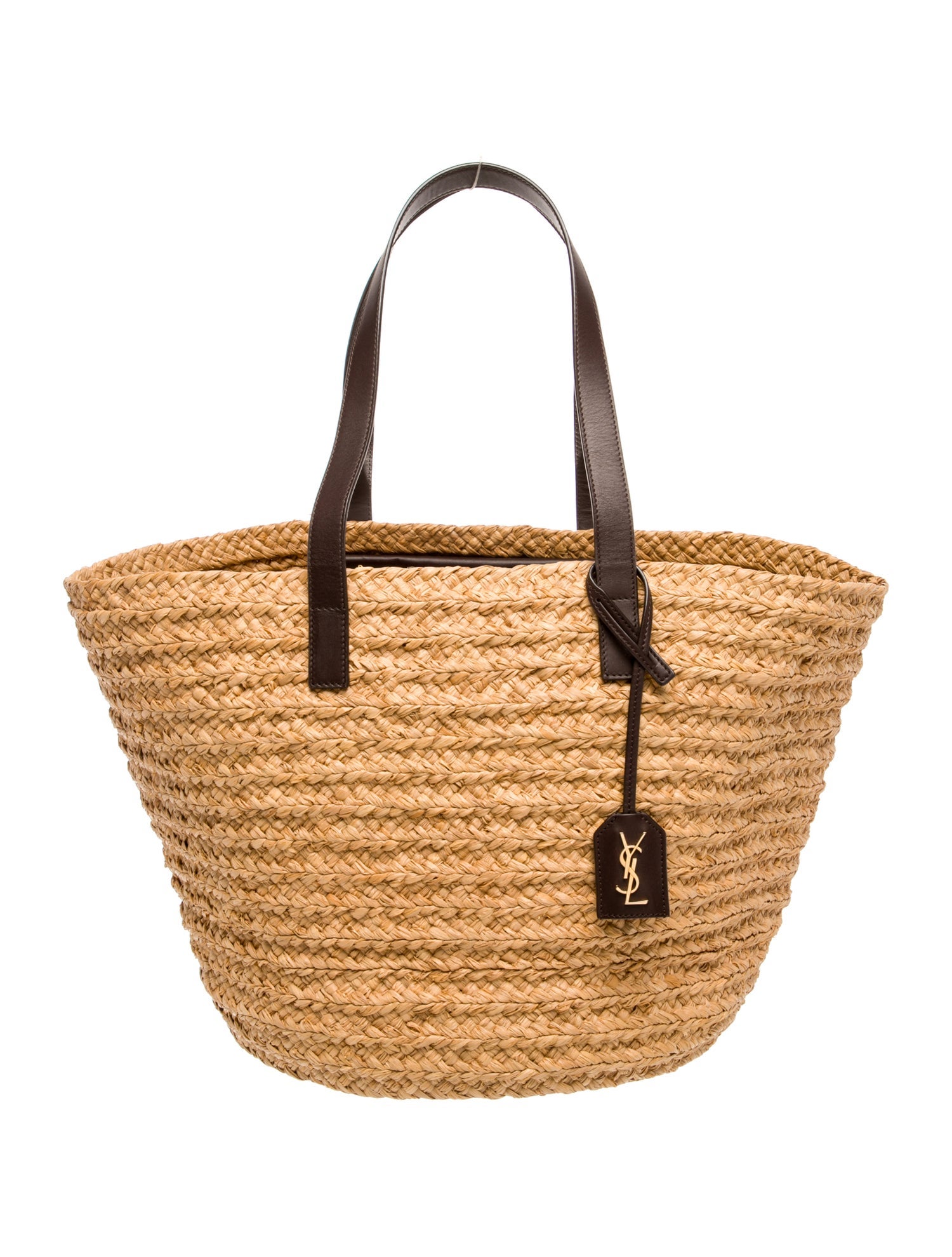 Saint Laurent Raffia Panier Medium