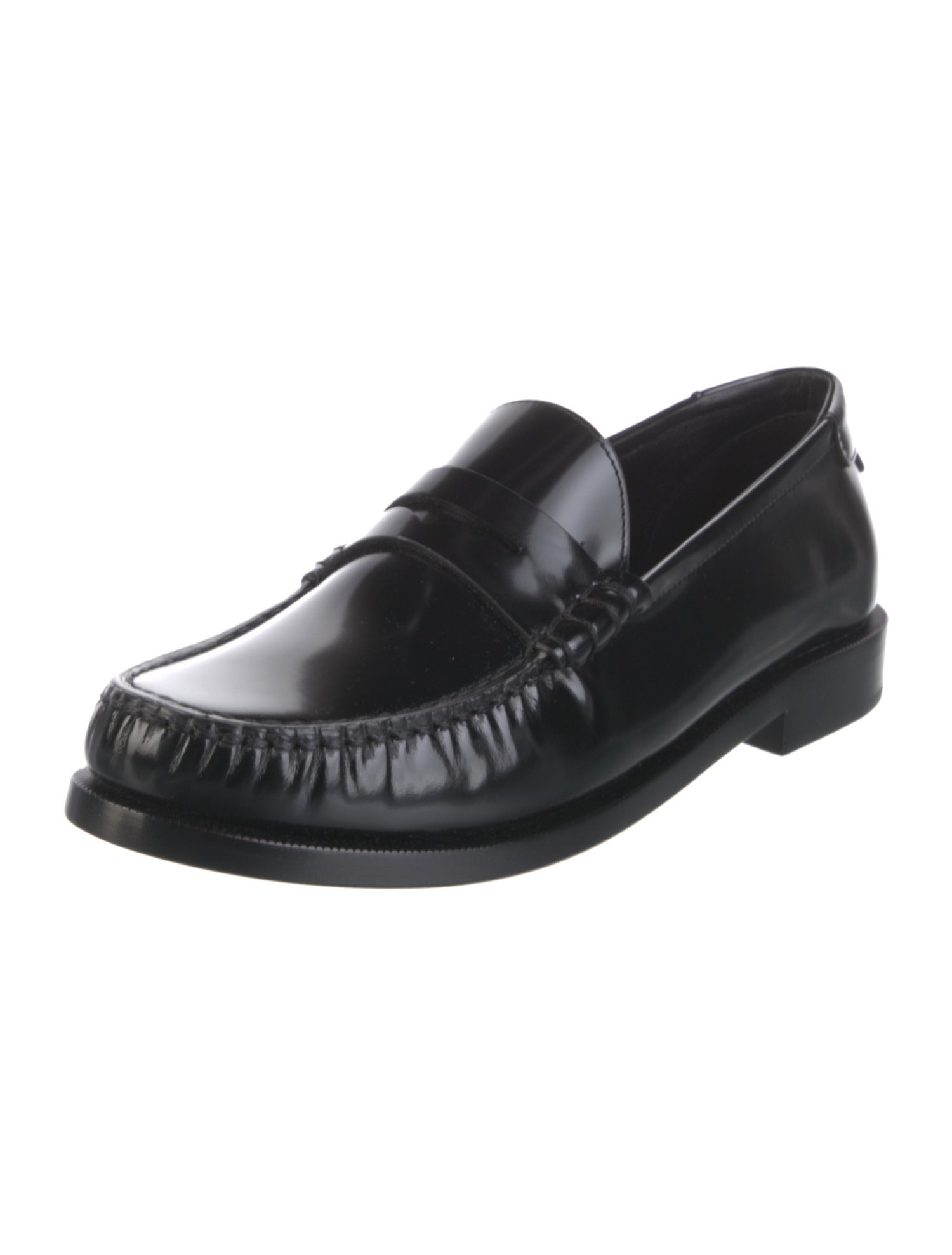 Saint Laurent Leather Loafers w/ Tags
