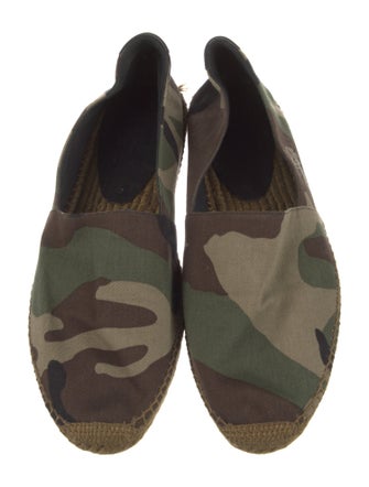 Saint Laurent Signature Logo Canvas Espadrilles