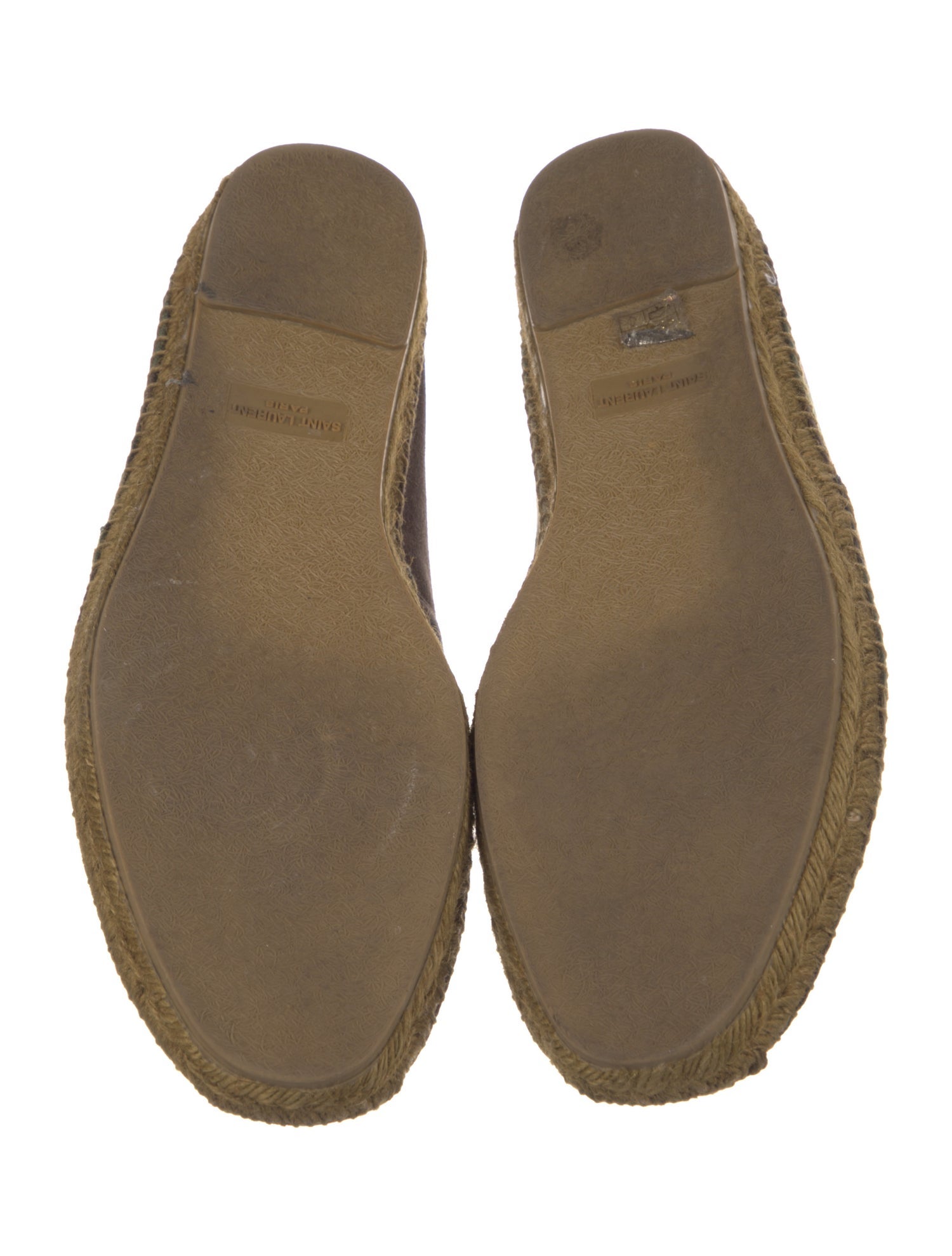 Saint Laurent Signature Logo Canvas Espadrilles