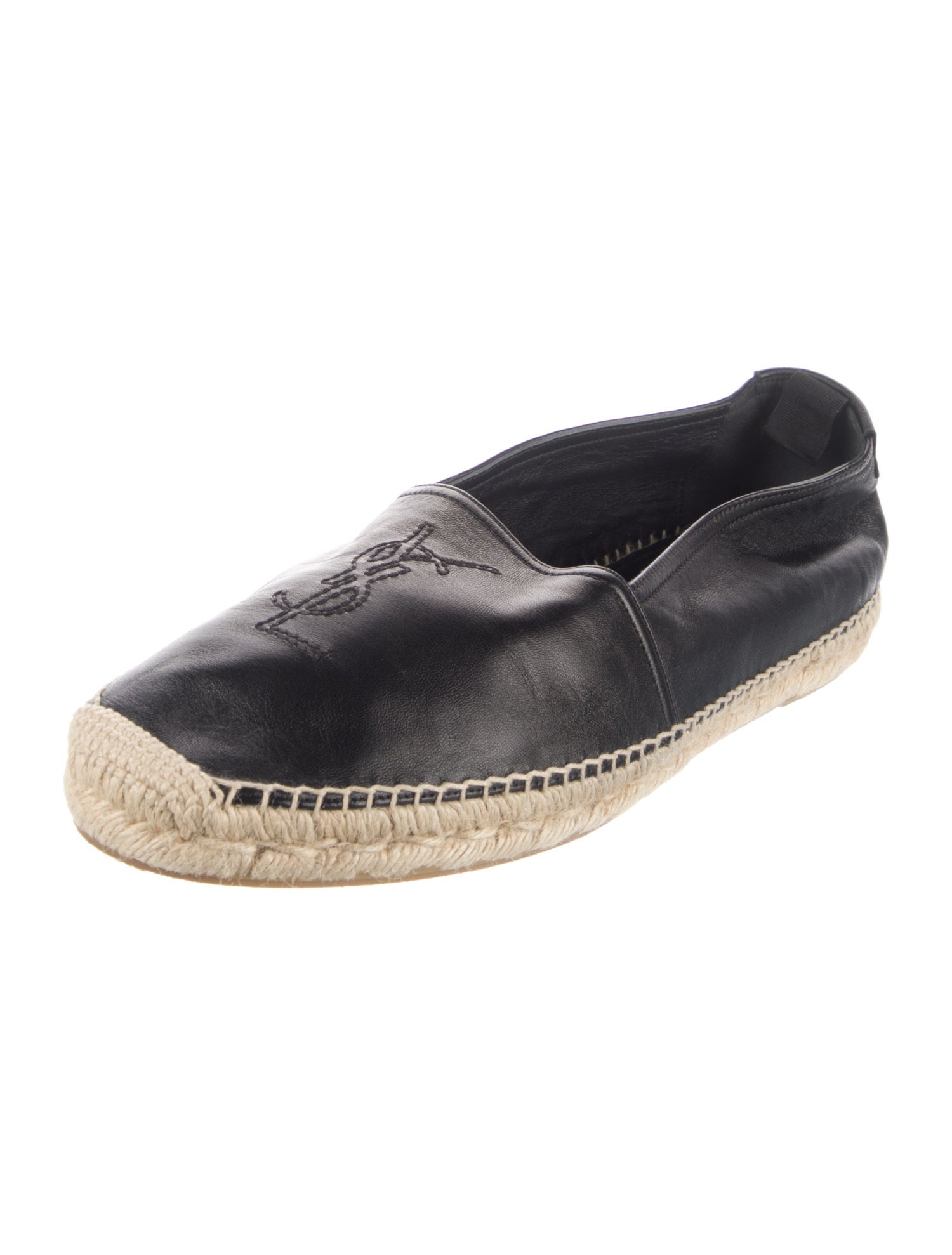 Saint Laurent Leather Espadrilles
