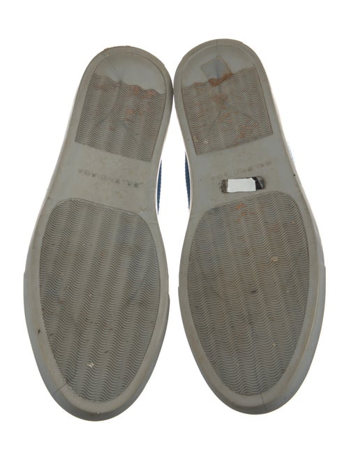 Saint Laurent Leather Colorblock Pattern Sneakers