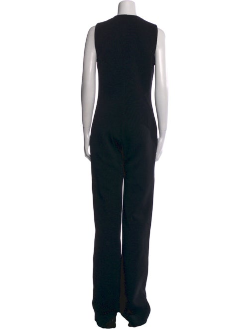 Saint Laurent Wool Crew Neck Jumpsuit