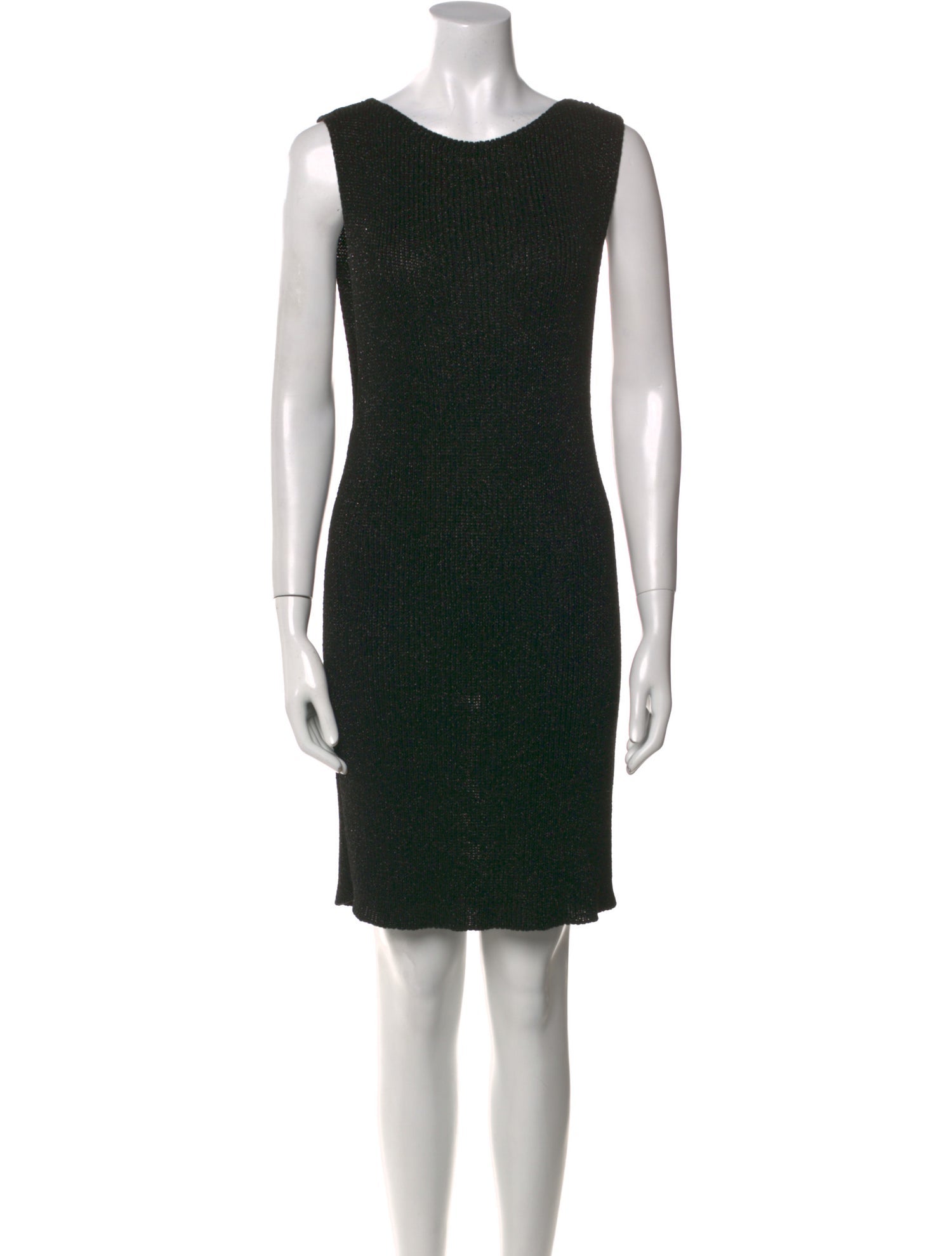 Saint Laurent Crew Neck Mini Dress