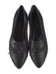Saint Laurent Leather Braided Accents Ballet Flats