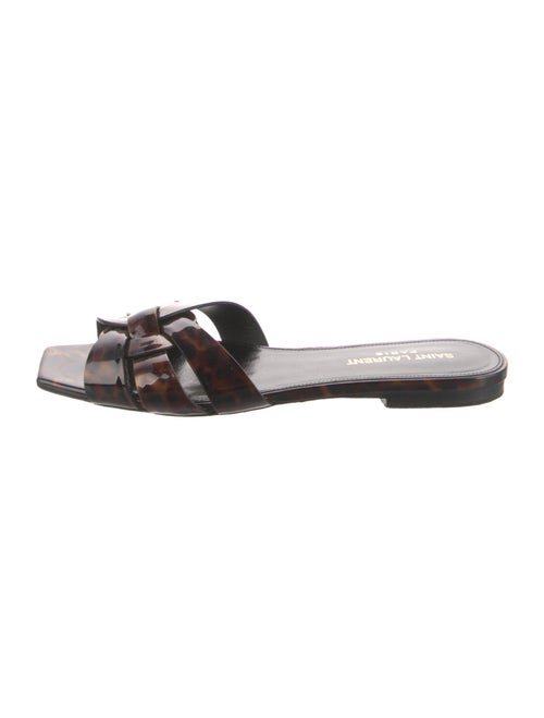 Saint Laurent Patent Leather Slides
