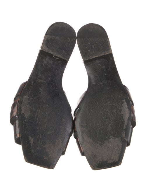 Saint Laurent Patent Leather Slides