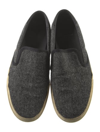 Saint Laurent Tweed Loafers