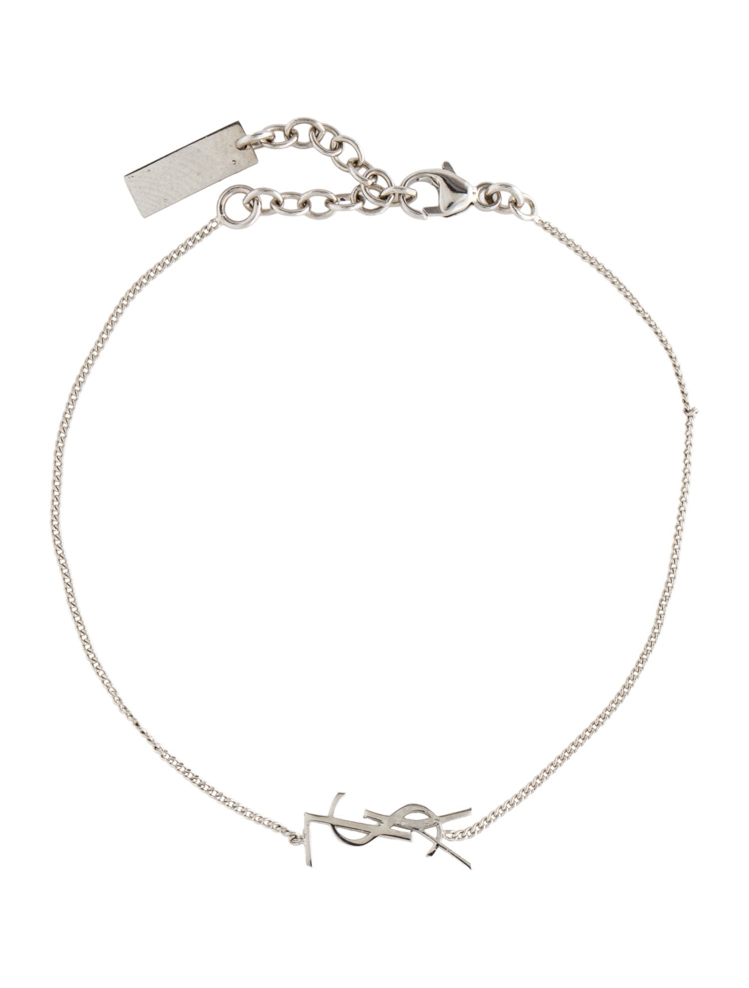 Saint Laurent Monogram Charm Bracelet