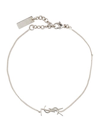 Saint Laurent Monogram Charm Bracelet