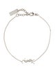 Saint Laurent Monogram Charm Bracelet