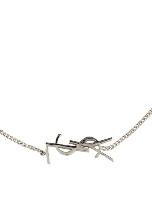 Saint Laurent Monogram Charm Bracelet