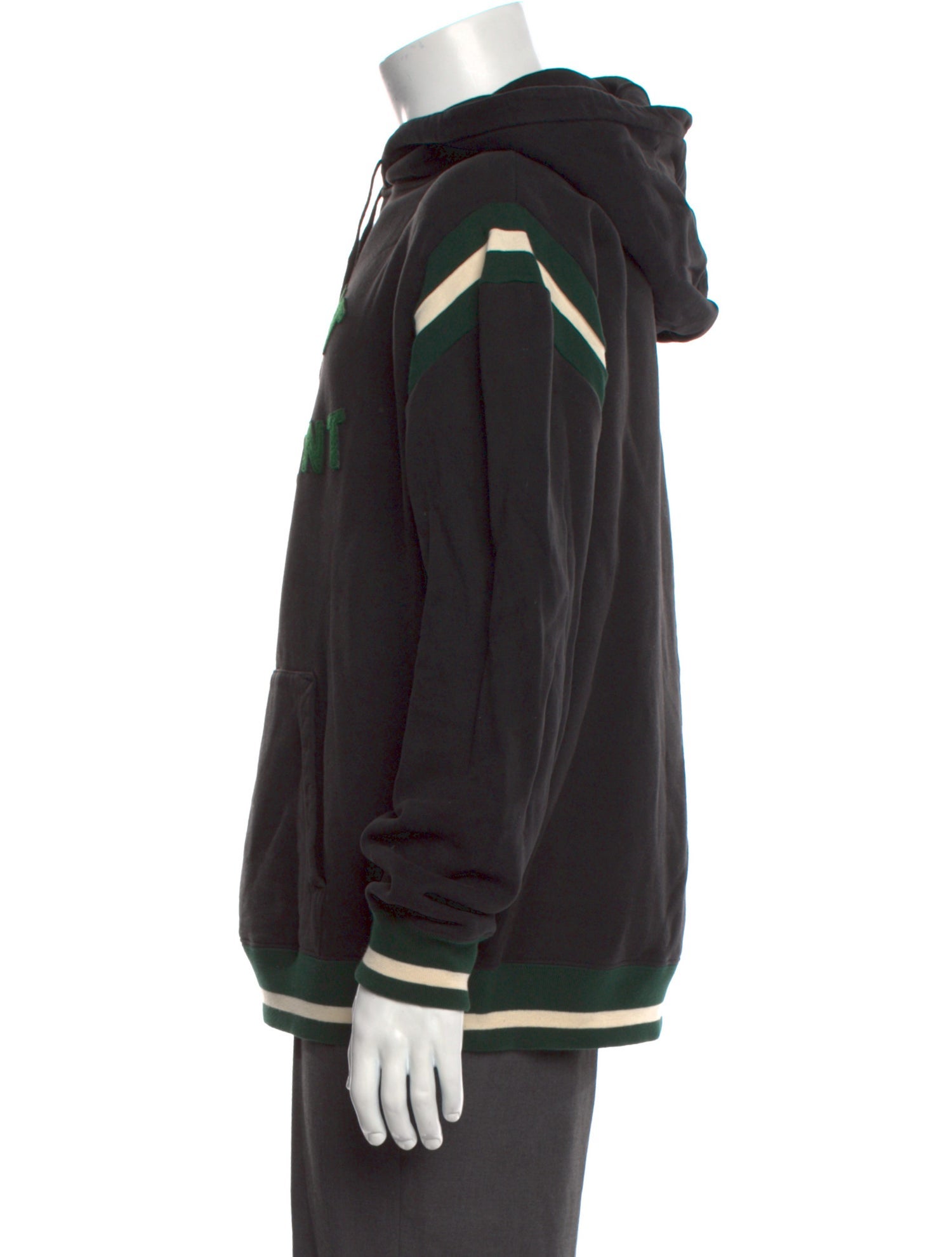 Saint Laurent Graphic Print Crew Neck Hoodie