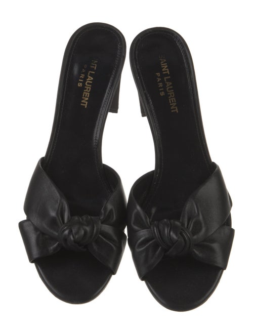 Saint Laurent Leather Slides