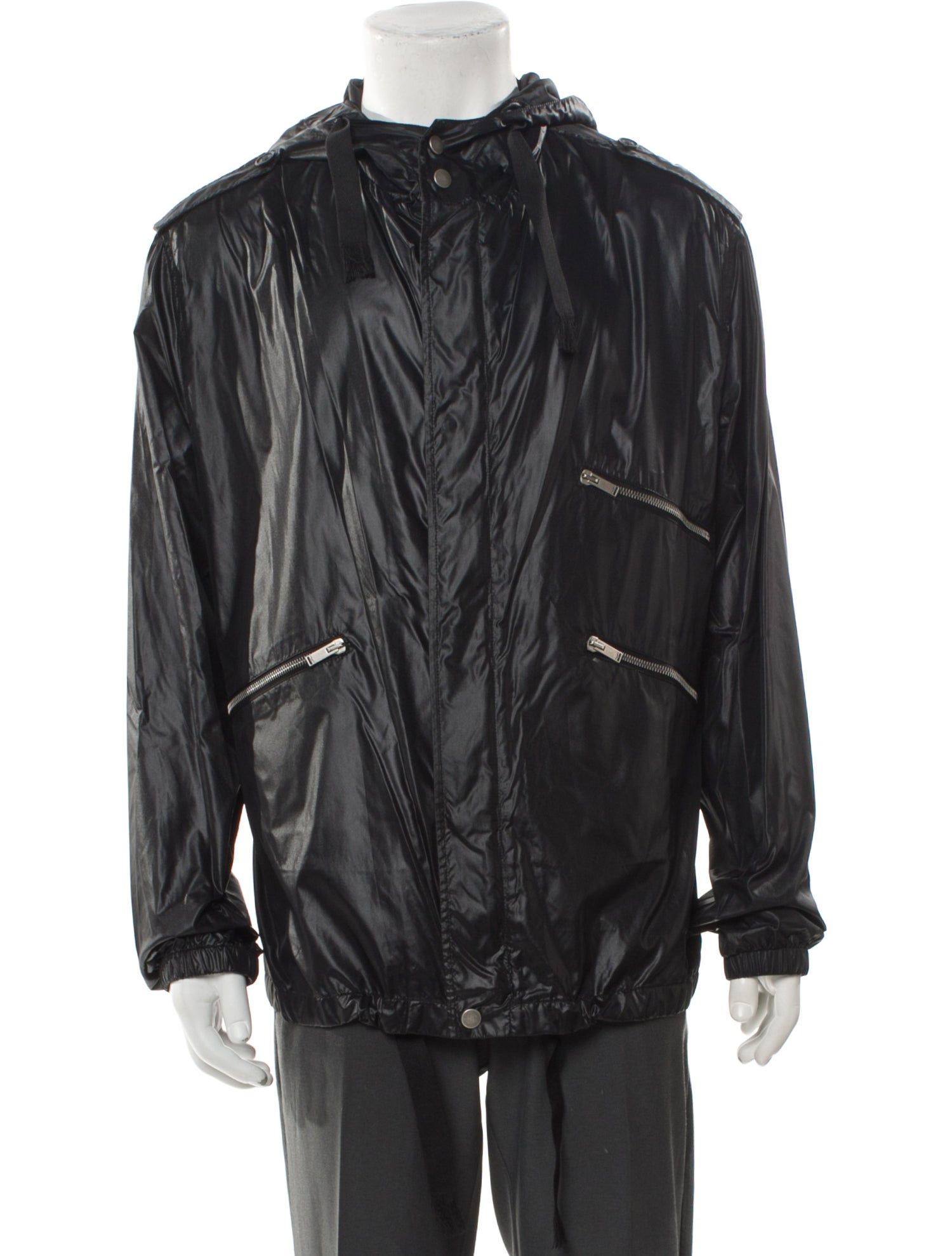 VERONIQUE BRANQUINHOスカジャン Veronique Branquinho Mandarin Collar Patch Jacket - Grey