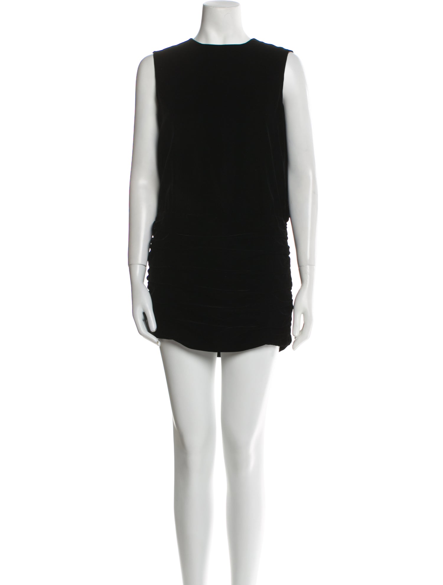 Saint Laurent Velvet Mini Dress