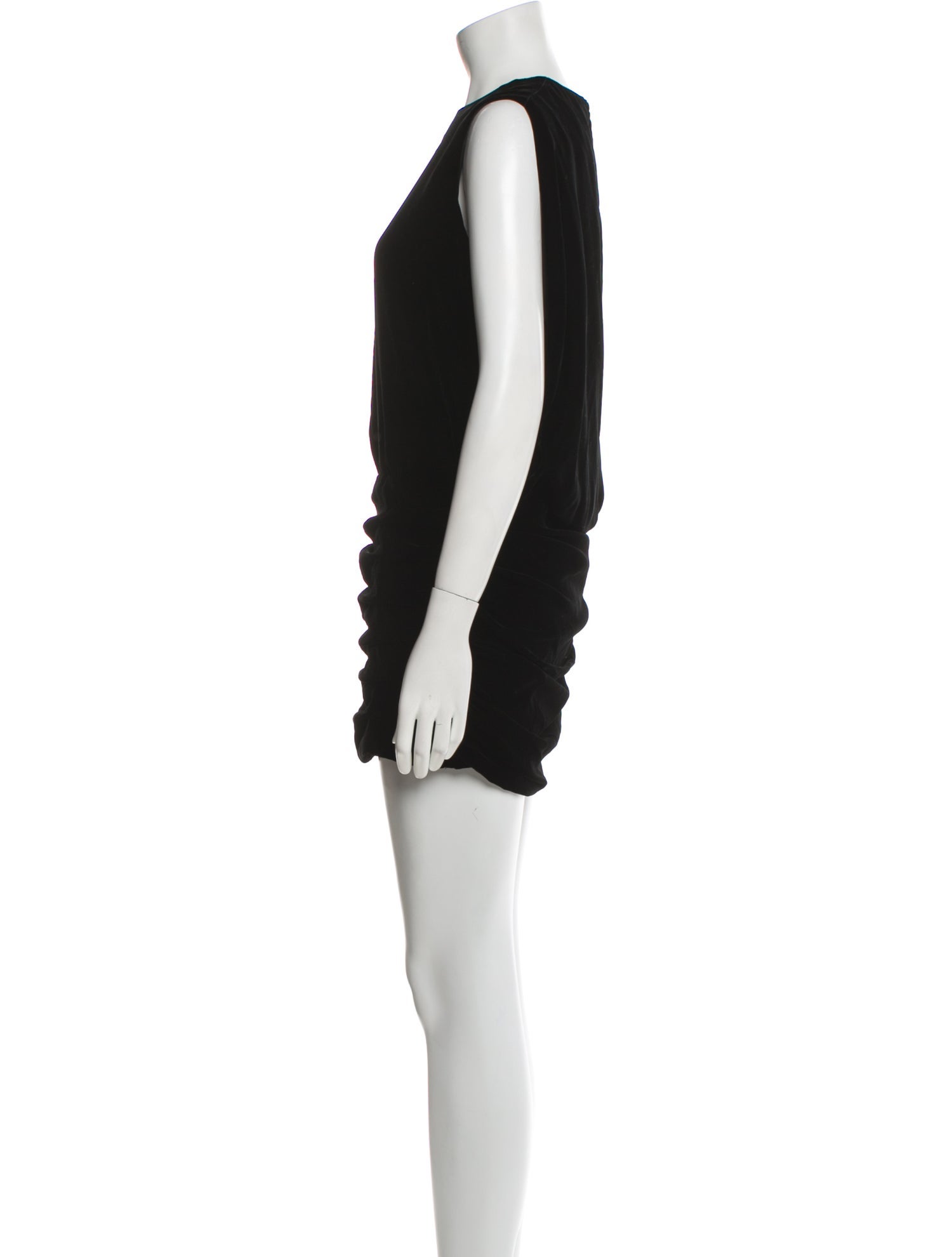 Saint Laurent Velvet Mini Dress