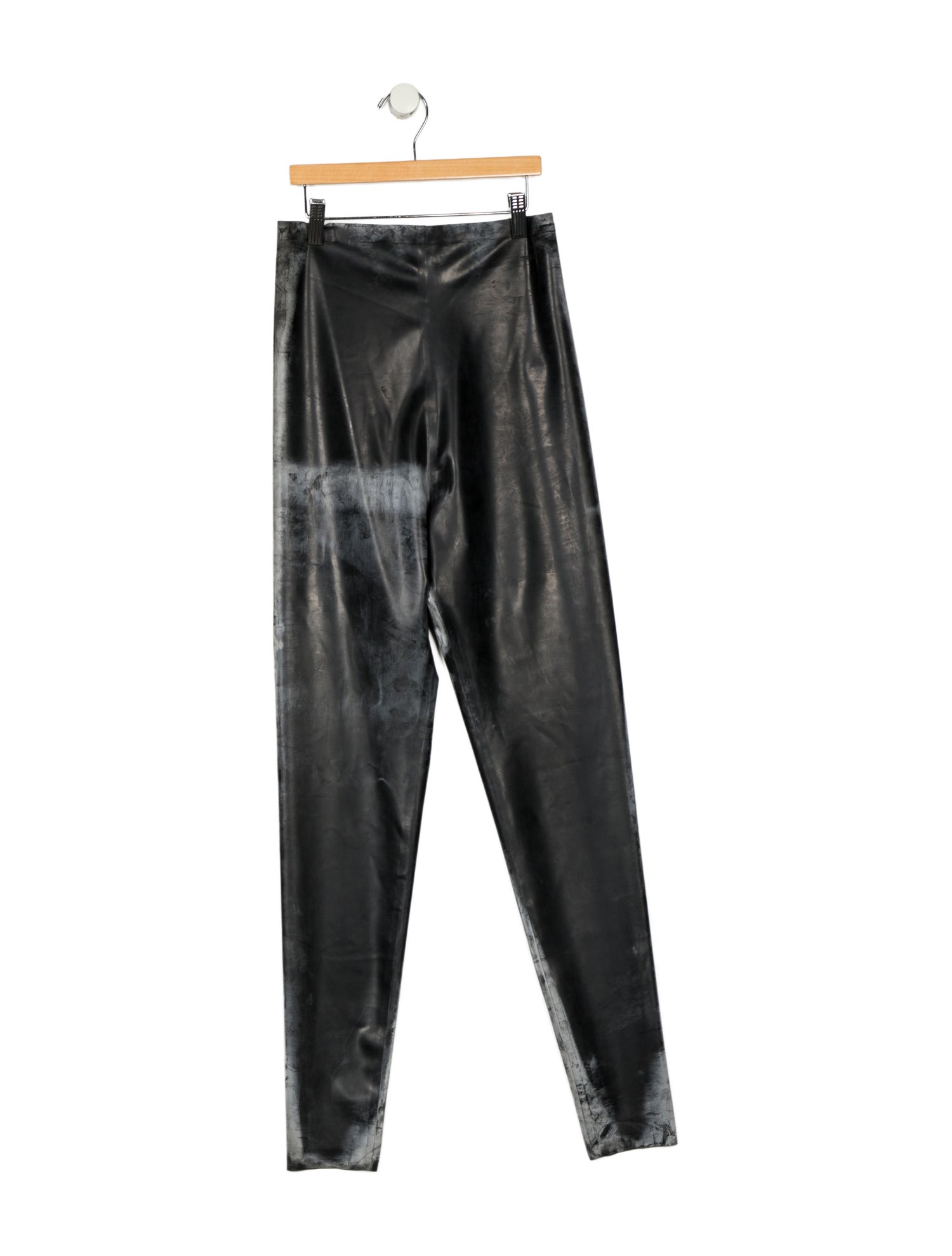 Saint Laurent Latex Skinny Leg Pants