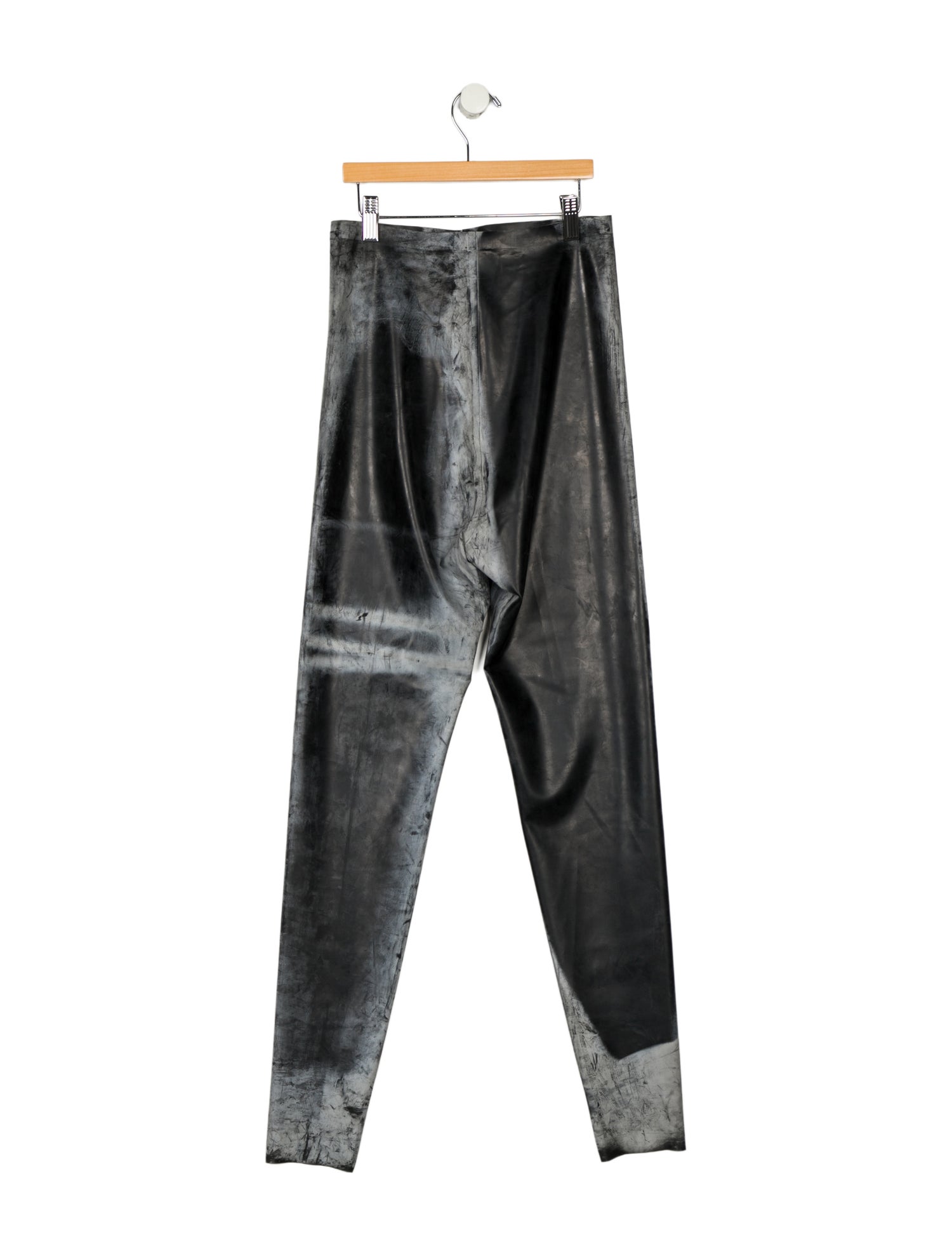 Saint Laurent Latex Skinny Leg Pants