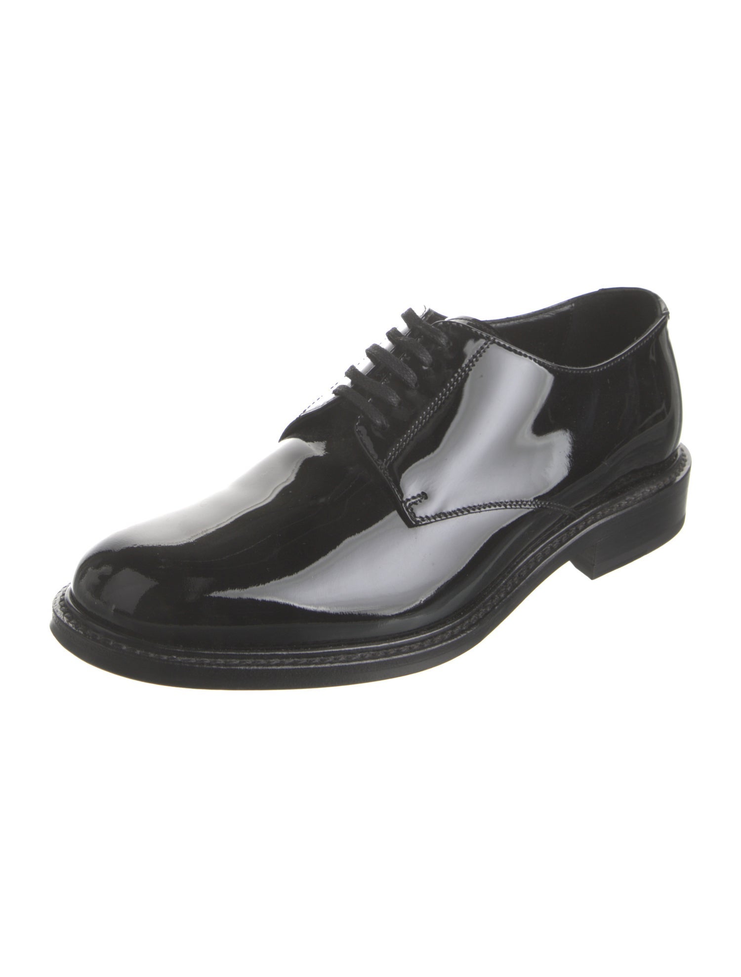 Saint Laurent Patent Leather Derby Shoes