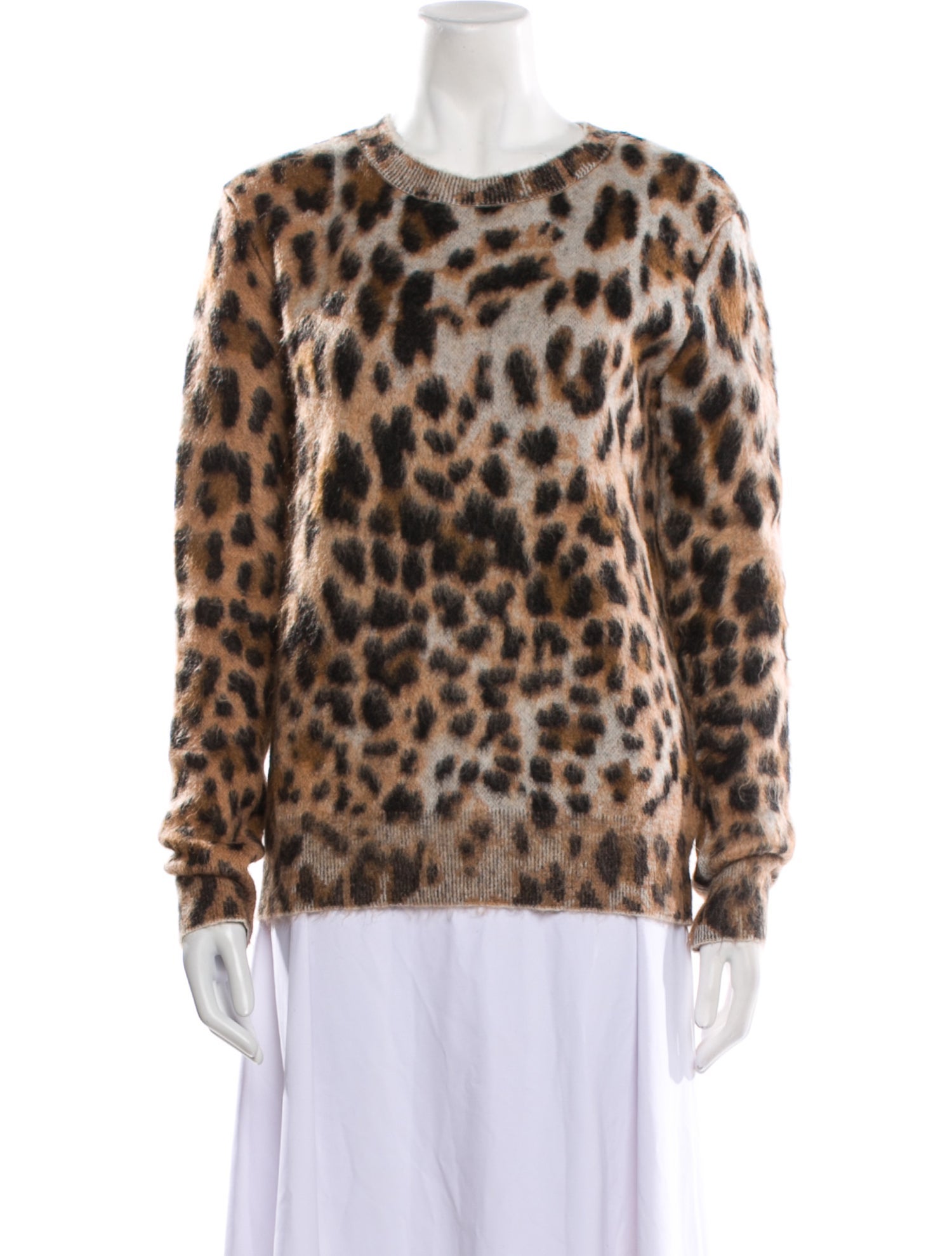 Saint Laurent 2018-2019 Leopard Sweater
