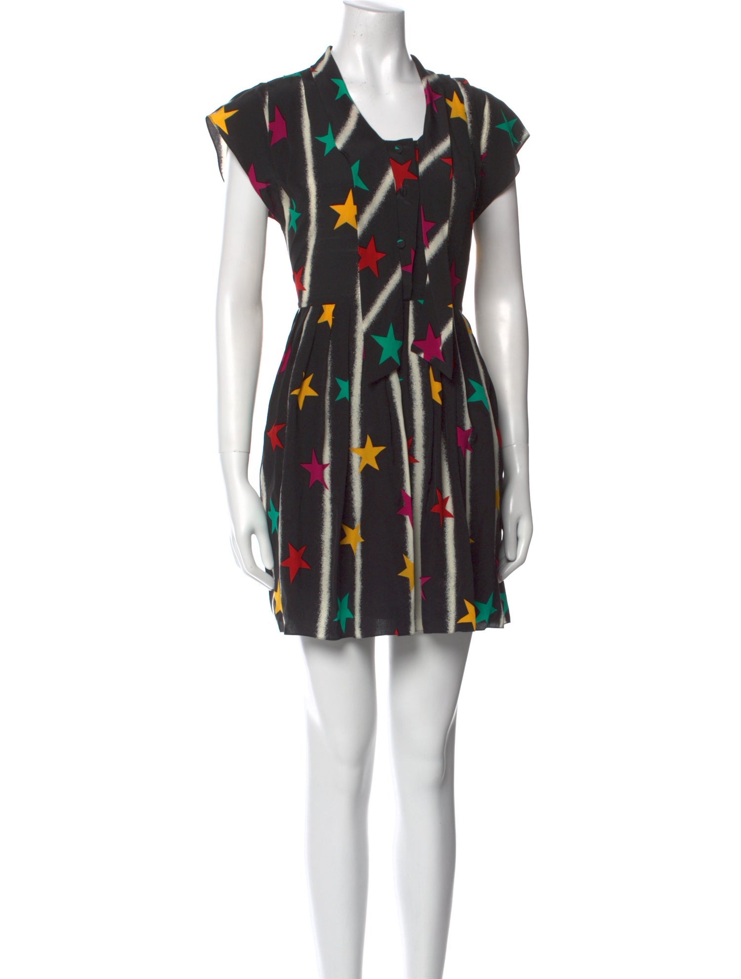 Saint Laurent Silk Mini Dress