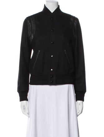 Saint Laurent Wool Bomber Jacket