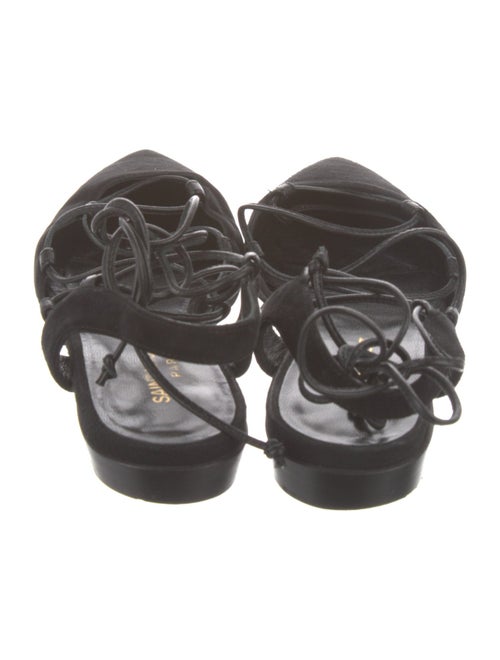 Saint Laurent Suede Slingback Flats