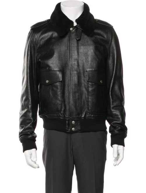 Saint Laurent 2019 Lambskin Bomber Jacket