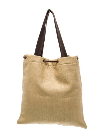 Yves Saint Laurent Rive Gauche Canvas Tote