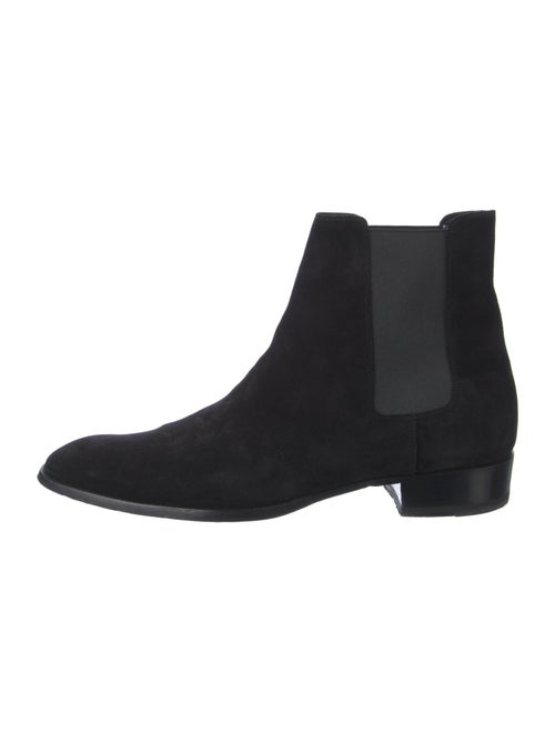Saint Laurent Suede Chelsea Boots
