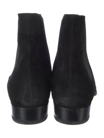 Saint Laurent Suede Chelsea Boots